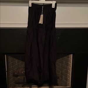 NWT Doen Sebastian Skirt Black Size XS